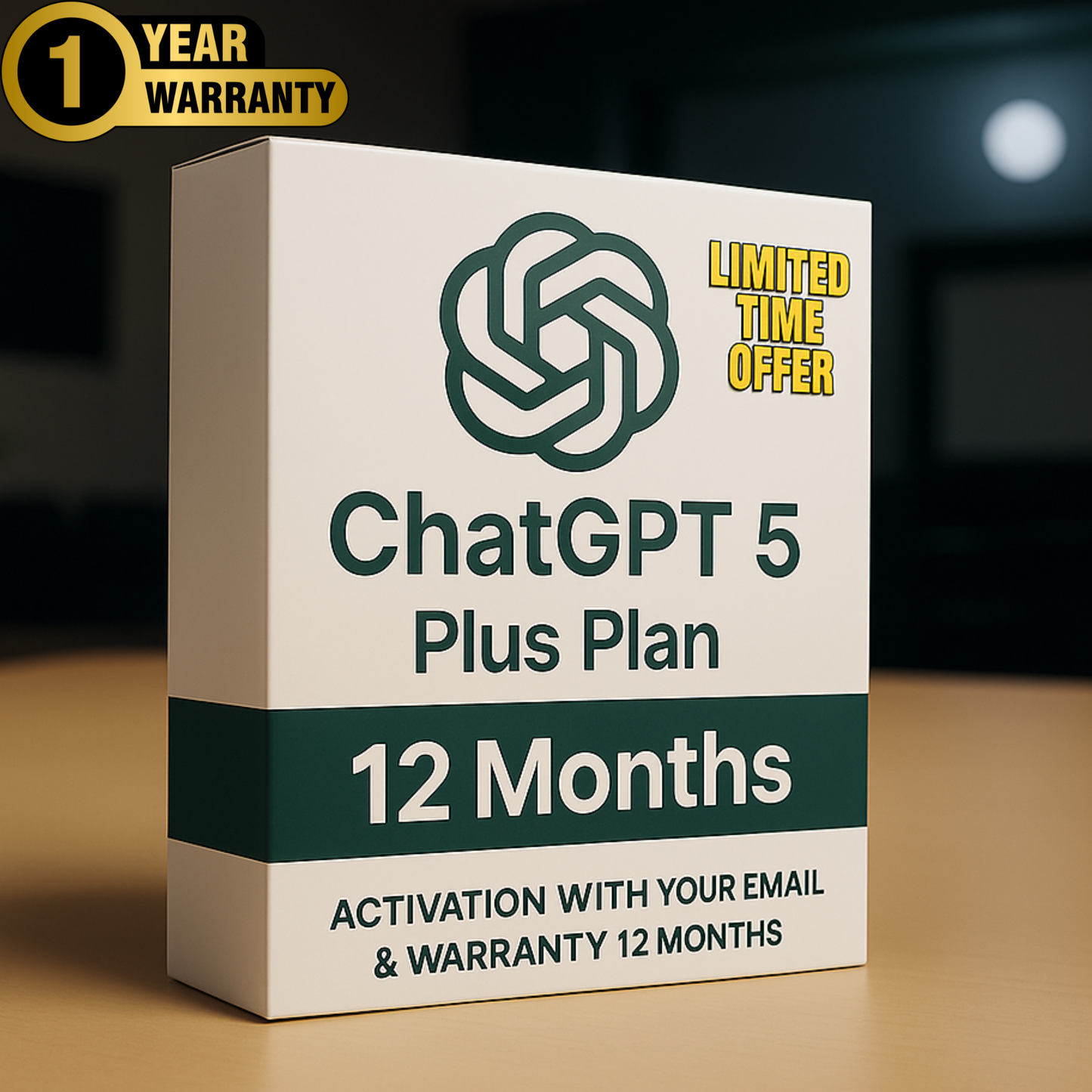 ChatGPT 5 Plus – Access via your Email • Limited Time Offer • Warranty Included